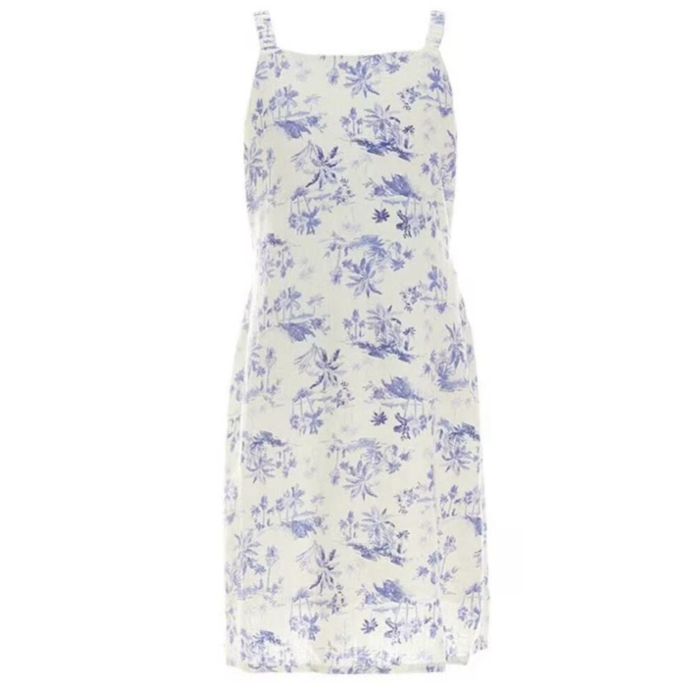 Copper Key Girls Spaghetti Scrunch Strap Toile Dress Size L